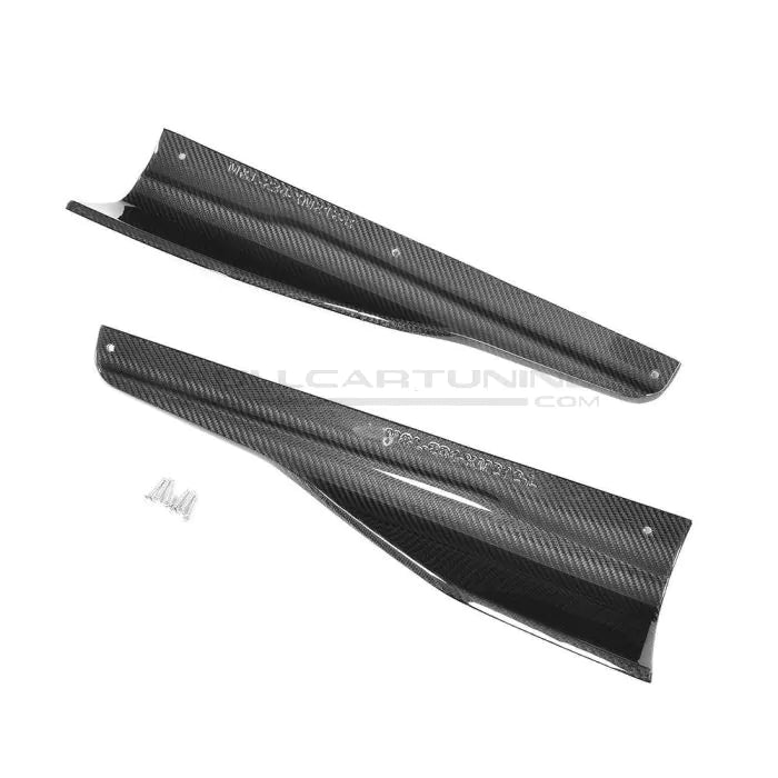 CarbonWorks Minigonne laterali in carbonio per BMW M2 F87 F22/F23 2015-2018 - foto 3