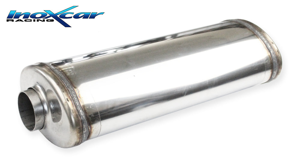 Silenziatore sportivo universale oval 170x115 Ext. / 420mm Lg. | Inoxcar
