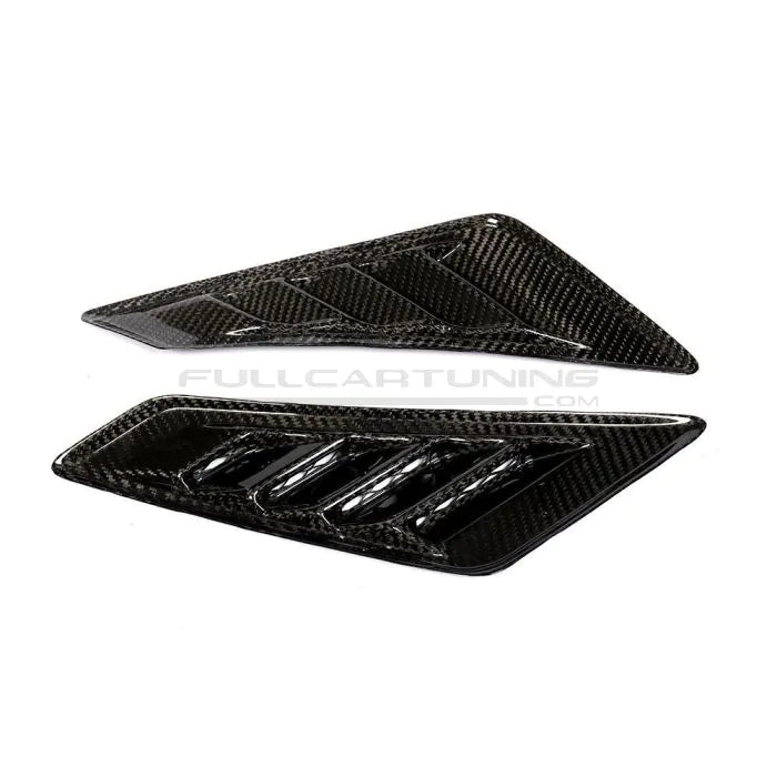 CarbonWorks Prese d'aria parafanghi anteriori in carbonio per Honda Civic Type R FK2 2015-2019 - foto 2