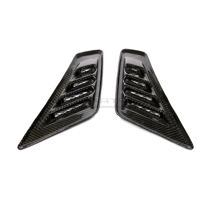 CarbonWorks Prese d'aria parafanghi anteriori in carbonio per Honda Civic Type R FK2 2015-2019 - foto 3