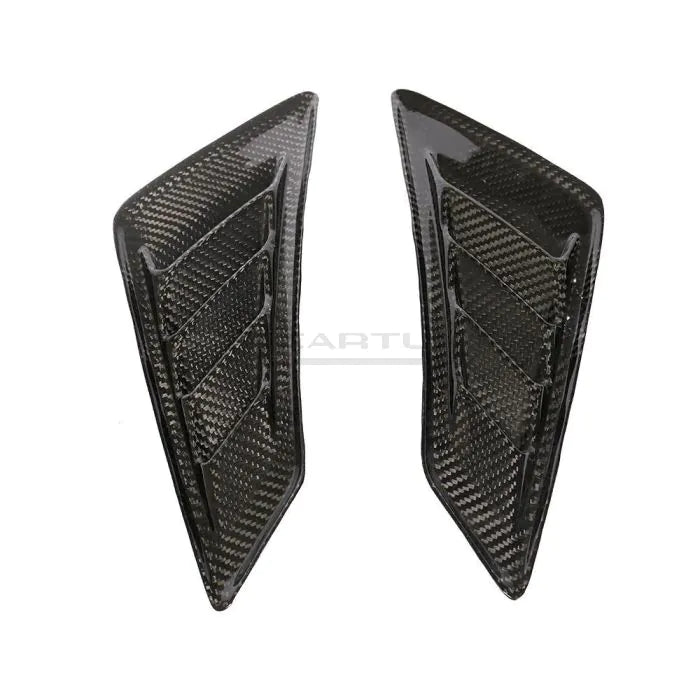 CarbonWorks Prese d'aria parafanghi anteriori in carbonio per Honda Civic Type R FK2 2015-2019 - foto 4