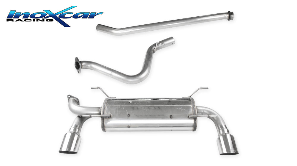 Scarico completo cat-back Subaru BRZ Mk1 ZN6 2.0 200cv | Inoxcar