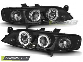 Fari Anteriori OPEL VECTRA B 99-03.02 ANGEL EYES BLACK
