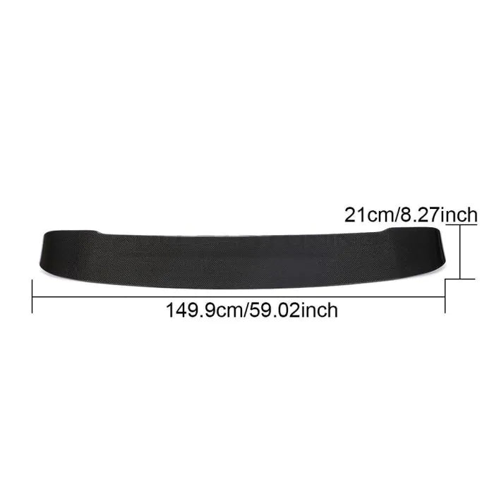 CarbonWorks Spoiler posteriore baule in carbonio per Volkswagen Transporter T6/T7 dal 2015 (con portellone) - foto 4
