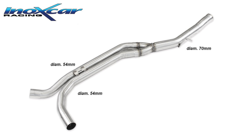 Tubo centrale sportivo Porsche Macan 95B 95B.1 | Inoxcar