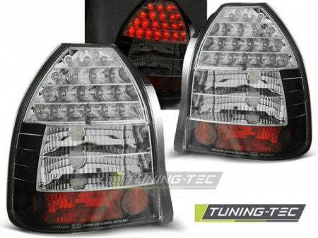 Fanali Posteriori HONDA CIVIC EJ EK 09.95-02.01 3 Porte BLACK LED