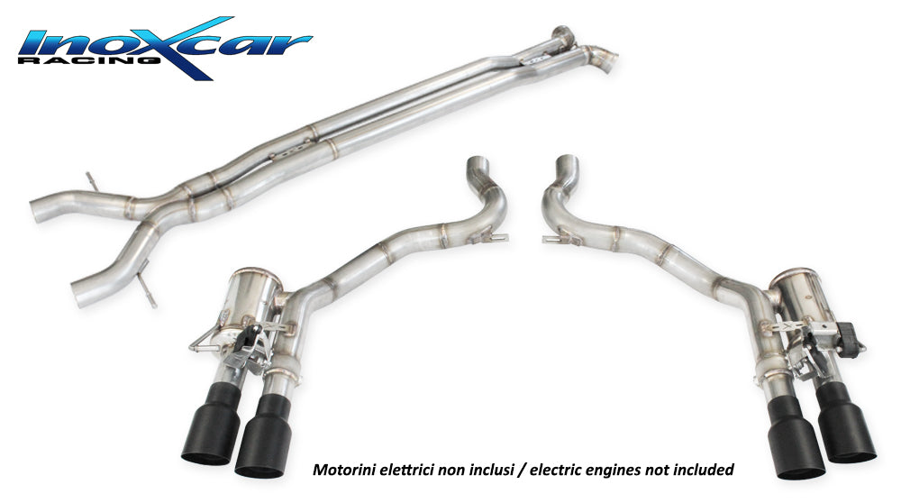 Scarico completo cat-back a valvola Porsche Panamera 971 | Inoxcar