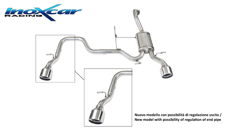 Terminale di scarico Suzuki Swift Mk6 ZC53 / ZC83 / ZC33 1.4 129cv | Inoxcar