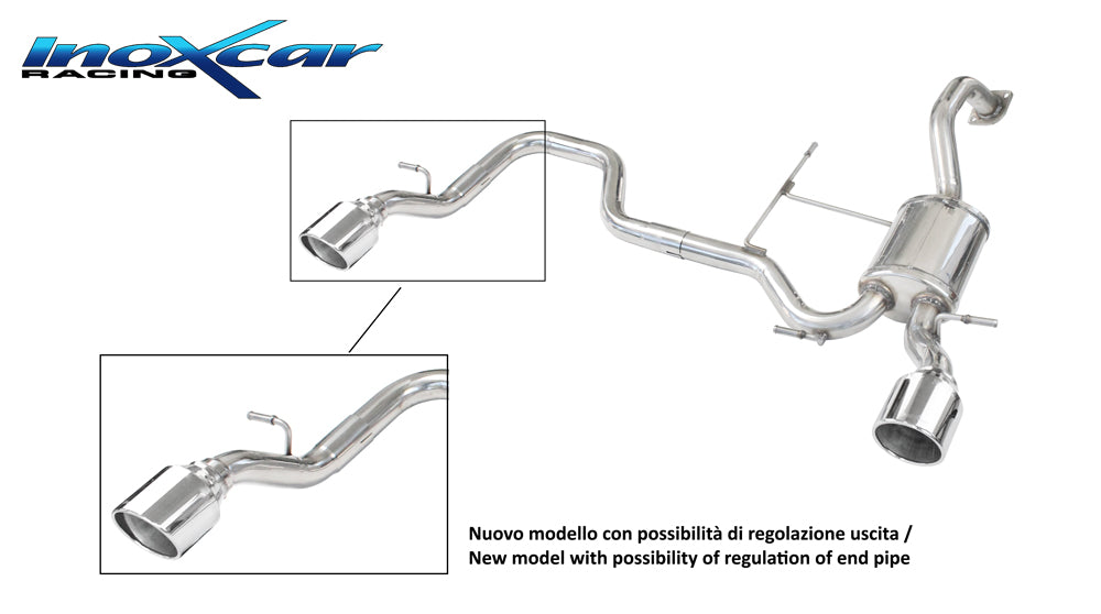 Terminale di scarico Suzuki Swift Mk6 ZC53 / ZC83 / ZC33 1.4 129cv | Inoxcar