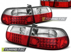 Fanali Posteriori HONDA CIVIC EG 09.91-08.95 3 Porte RED WHITE LED