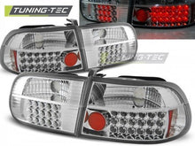Carica l&#39;immagine nel visualizzatore di Gallery, Fanali Posteriori HONDA CIVIC EG 09.91-08.95 2 Porte/4 Porte CHROME LED