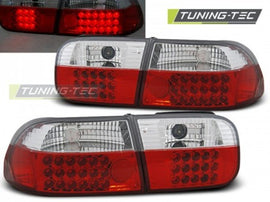 Fanali Posteriori HONDA CIVIC EG 09.91-08.95 2 Porte/4 Porte RED WHITE LED