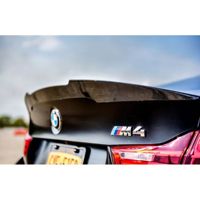 CarbonWorks Spoiler posteriore Vorsteiner Style in carbonio per BMW M4 F82 F32/F83 2014-2022 - foto 2