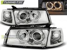 Carica l&#39;immagine nel visualizzatore di Gallery, Fari Anteriori OPEL VECTRA A 09.88-10.95 ANGEL EYES CHROME