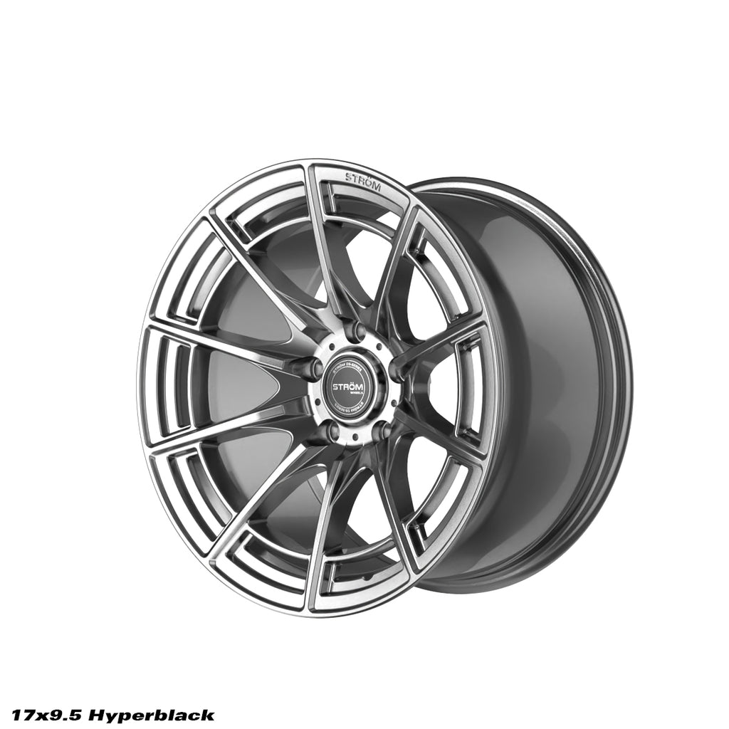 Cerchio in lega Ström DS-F55 17x9.5 5x120 ET15 Light Hyper Black