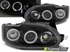 Fari Anteriori FORD ESCORT MK7 02.95-00 ANGEL EYES BLACK
