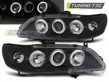 Carica l&#39;immagine nel visualizzatore di Gallery, Fari Anteriori HONDA ACCORD 98-02 ANGEL EYES BLACK (USA)