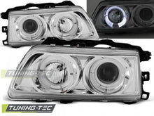 Carica l&#39;immagine nel visualizzatore di Gallery, Fari Anteriori HONDA CRX 09.87-89 ANGEL EYES CHROME