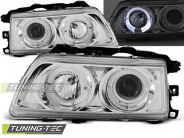 Fari Anteriori HONDA CRX 09.87-89 ANGEL EYES CHROME