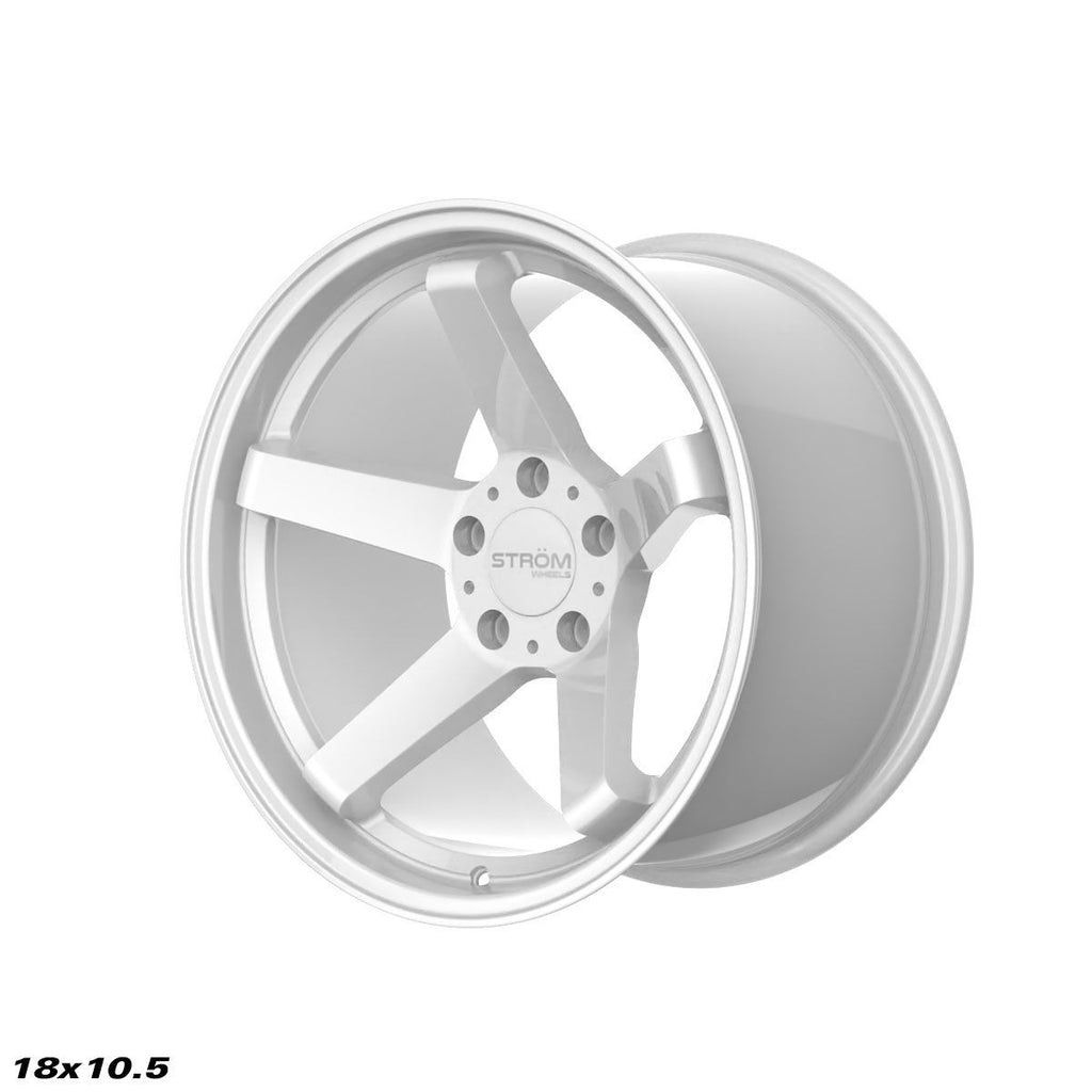 Cerchio in lega Ström DS-35 18x10.5 5x114.3 ET10 Full Gloss White