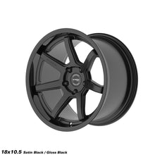 Cerchio in lega Ström DS-15 18x10.5 5x114.3 ET10 Gloss Black &amp; Satin Face