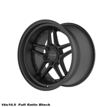 Cerchio in lega Ström DS-05 18x10.5 5x120 ET10 Full Satin Black Black Rivets