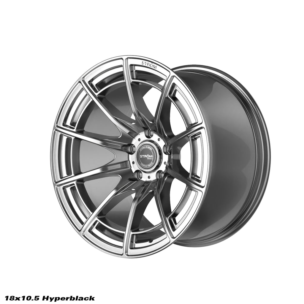 Cerchio in lega Ström DS-F55 18x10.5 5x114.3 ET10 Light Hyper Black