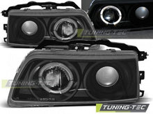 Carica l&#39;immagine nel visualizzatore di Gallery, Fari Anteriori HONDA CRX 09.87-89 ANGEL EYES BLACK