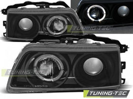 Fari Anteriori HONDA CRX 09.87-89 ANGEL EYES BLACK