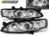 Fari Anteriori OPEL VECTRA B 99-03.02 ANGEL EYES CHROME