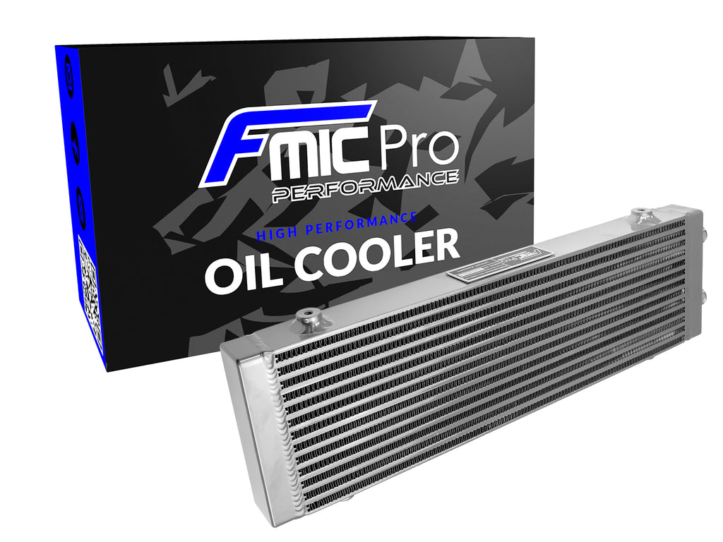 Radiatore olio FMIC.Pro monolaterale 470x140x40mm argento - immagine 1