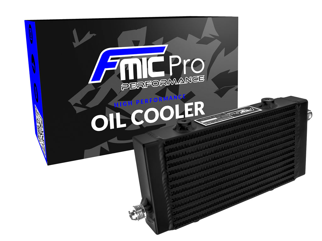 Radiatore olio FMIC.Pro asimmetrico 240x140x40mm nero - immagine 1