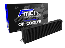 Load image into Gallery viewer, Radiatore olio FMIC.Pro asimmetrico 470x140x40mm nero - immagine 1
