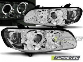 Fari Anteriori OPEL OMEGA B 04.94-08.99 ANGEL EYES CHROME