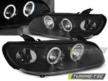 Carica l&#39;immagine nel visualizzatore di Gallery, Fari Anteriori OPEL OMEGA B 04.94-08.99 ANGEL EYES BLACK