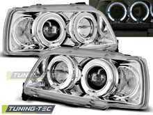 Carica l&#39;immagine nel visualizzatore di Gallery, Fari Anteriori RENAULT CLIO 06.90-95 ANGEL EYES CHROME