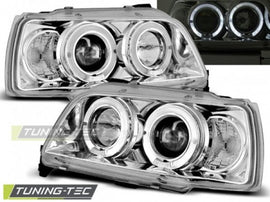 Fari Anteriori RENAULT CLIO 06.90-95 ANGEL EYES CHROME