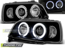 Carica l&#39;immagine nel visualizzatore di Gallery, Fari Anteriori RENAULT CLIO 06.90-95 ANGEL EYES BLACK