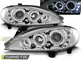 Fari Anteriori RENAULT MEGANE 03.99-10.02 ANGEL EYES CHROME