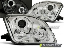 Carica l&#39;immagine nel visualizzatore di Gallery, Fari Anteriori HONDA PRELUDE 02.97-01 ANGEL EYES CHROME