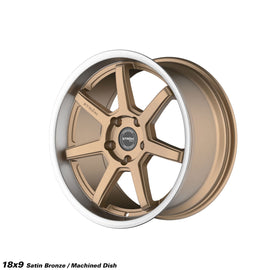 Cerchio in lega Ström DS-15 18x9 5x114.3 ET30 Satin Bronze Polished Dish