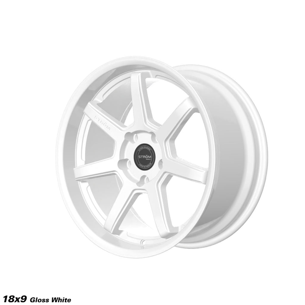 Cerchio in lega Ström DS-15 18x9 5x100 ET33 Full Gloss White