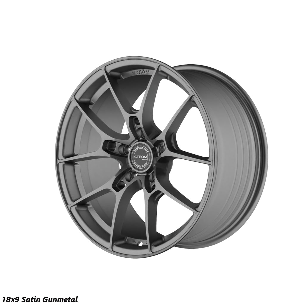 Cerchio in lega Ström STR-F1 18x9 5x120 ET43 Satin Gunmetal