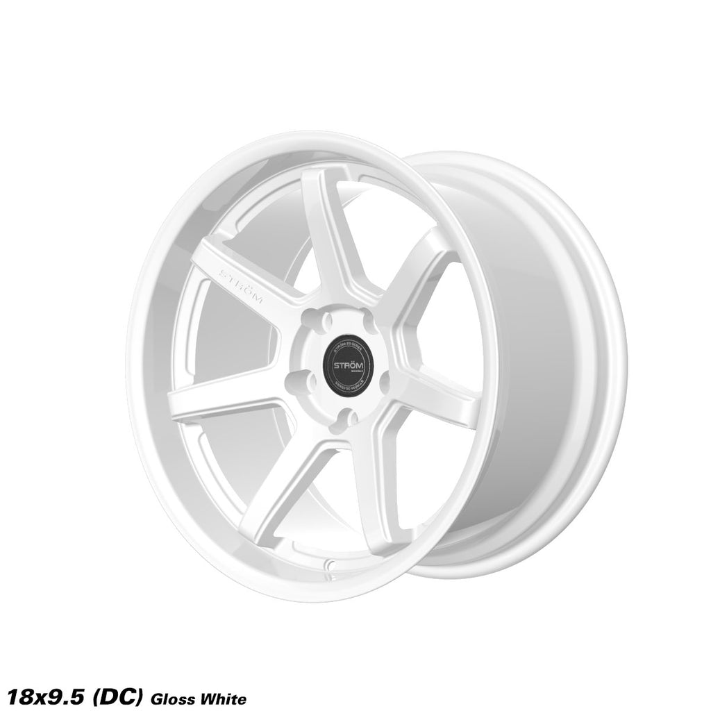 Cerchio in lega Ström DS-15 18x9.5 5x120 ET08 Full Gloss White