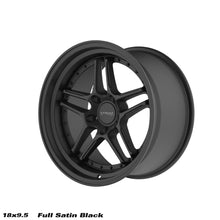 Cerchio in lega Ström DS-05 18x9.5 5x120 ET15 Full Satin Black Black Rivets