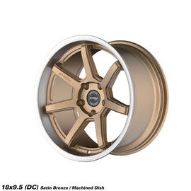 Cerchio in lega Ström DS-15 18x9.5 5x114.3 ET10 Satin Bronze Polished Dish
