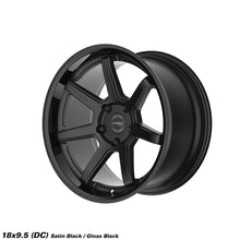 Cerchio in lega Ström DS-15 18x9.5 5x114.3 ET30 Gloss Black &amp; Satin Face