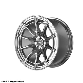 Cerchio in lega Ström DS-F55 18x9.5 5x114.3 ET10 Light Hyper Black