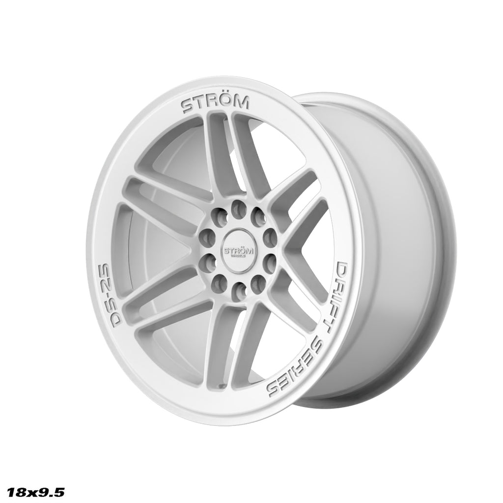 Cerchio in lega Ström DS-25 18x9.5 5x114.3/5x120 ET35 Full Gloss White