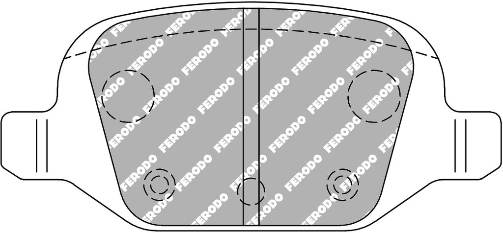 Pastiglie freni Ferodo DS2500 posteriori Abarth 500 Mk1
